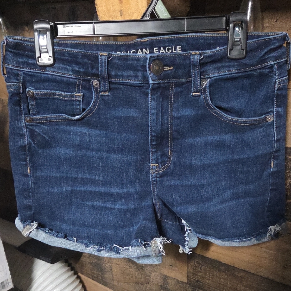 American Eagle Outfitters Dark Blue Jean Shorts